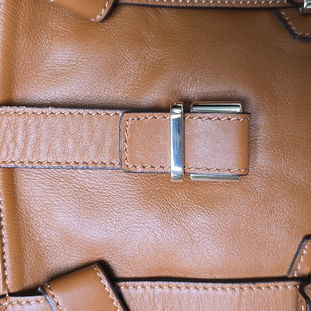 LK BENNETT Medium  Brown Anna Leather Handbag - Picture 4 of 16